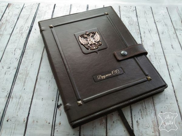 ежедневник формата А4 с гербом РФ