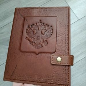 ежедневник с тиснением герба
