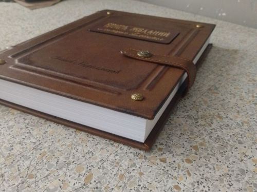 Ежедневник из натуральной кожи