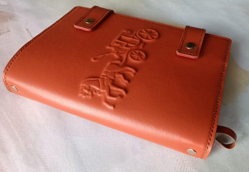 Ежедневник из натуральной кожи с логотипом